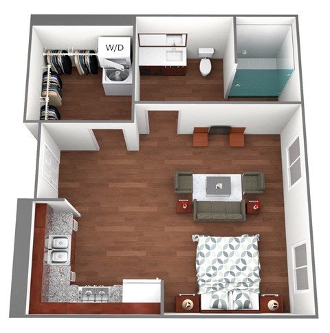 Como Floorplan at Liffey on Snelling, St. Paul, MN, 55104